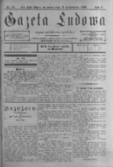 Gazeta Ludowa: pismo polsko-ewangielickie. 1899.10.21 R.4 nr78
