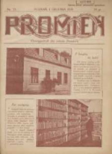 Promień: dwutygodnik rodzin polskich 1928.12.01 R.1 Nr23