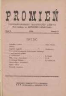 Promień: kwartalnik słuchaczy uniwersytetów ludowych 1926 R.2 Z.2