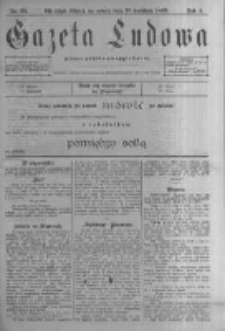 Gazeta Ludowa: pismo polsko-ewangielickie. 1899.04.15 R.4 nr29