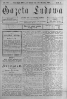 Gazeta Ludowa: pismo polsko-ewangielickie. 1899.11.18 R.4 nr86