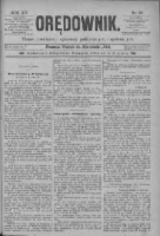 Orędownik: pismo poświęcone sprawom politycznym i spółecznym 1885.04.24 R.15 Nr93