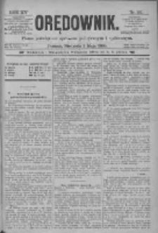 Orędownik: pismo poświęcone sprawom politycznym i spółecznym 1885.05.03 R.15 Nr101