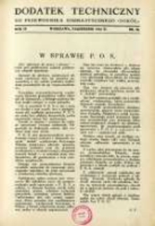 Dodatek Techniczny do Przewodnika Gimnastycznego "Sok&oacute;ł" 1933.10 R.9 Nr10