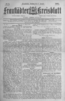 Fraust&auml;dter Kreisblatt. 1885.01.06 Nr2