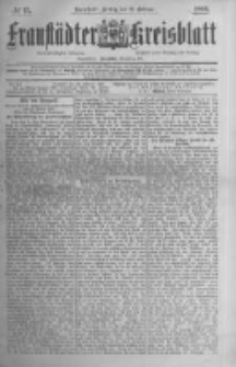 Fraustädter Kreisblatt. 1885.02.27 Nr17