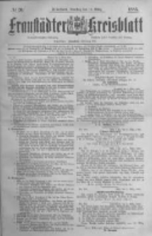 Fraust&auml;dter Kreisblatt. 1885.03.10 Nr20