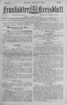 Fraustädter Kreisblatt. 1885.05.08 Nr37