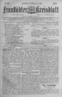 Fraustädter Kreisblatt. 1885.07.21 Nr58