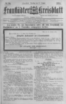 Fraust&auml;dter Kreisblatt. 1885.10.27 Nr86