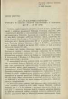 "150 lat Biblioteki Kórnickiej" wystawa w gmachu Muzeum Narodowego w Poznaniu (11 X - 12 XI 1978). Pamiętnik Biblioteki Kórnickiej Z. 17.