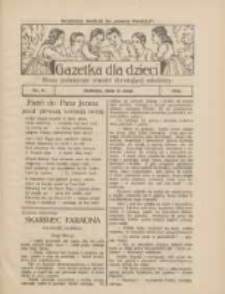 Gazetka dla Dzieci: pismo poświęcone również dorastającej młodzieży: bezpłatny dodatek do "Gazety Polskiej" 1924.05.15 Nr17