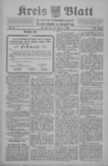 Kreis Blatt f&uuml;r den Kreis Neutomischeler zugleich Hopfenzeitung 1910.01.21 Jg.29 Nr6
