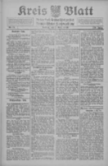 Kreis Blatt f&uuml;r den Kreis Neutomischeler zugleich Hopfenzeitung 1910.03.01 Jg.29 Nr17