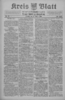 Kreis Blatt f&uuml;r den Kreis Neutomischeler zugleich Hopfenzeitung 1910.03.18 Jg.29 Nr22