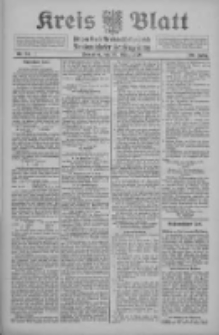 Kreis Blatt für den Kreis Neutomischeler zugleich Hopfenzeitung 1910.03.26 Jg.29 Nr24
