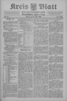 Kreis Blatt f&uuml;r den Kreis Neutomischeler zugleich Hopfenzeitung 1910.05.27 Jg.29 Nr42
