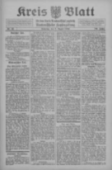 Kreis Blatt f&uuml;r den Kreis Neutomischeler zugleich Hopfenzeitung 1910.08.02 Jg.29 Nr61