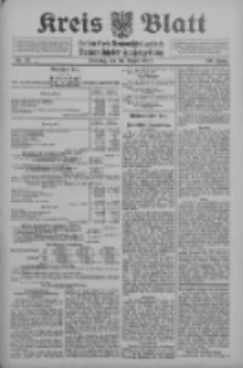 Kreis Blatt f&uuml;r den Kreis Neutomischeler zugleich Hopfenzeitung 1910.08.23 Jg.29 Nr67