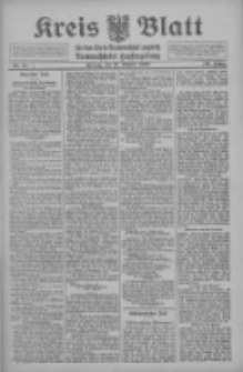 Kreis Blatt f&uuml;r den Kreis Neutomischeler zugleich Hopfenzeitung 1910.10.21 Jg.29 Nr84