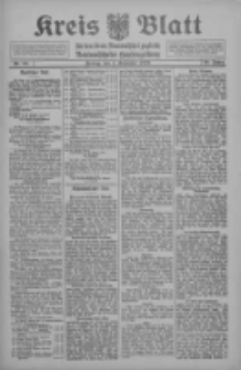 Kreis Blatt f&uuml;r den Kreis Neutomischeler zugleich Hopfenzeitung 1910.11.04 Jg.29 Nr88