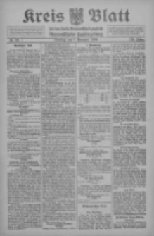 Kreis Blatt f&uuml;r den Kreis Neutomischeler zugleich Hopfenzeitung 1910.11.08 Jg.29 Nr89