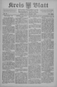 Kreis Blatt f&uuml;r den Kreis Neutomischeler zugleich Hopfenzeitung 1910.11.18 Jg.29 Nr92