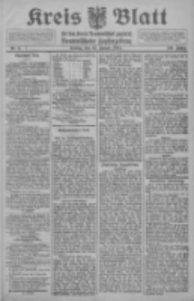 Kreis Blatt f&uuml;r den Kreis Neutomischeler zugleich Hopfenzeitung 1911.01.13 Jg.30 Nr4