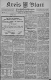 Kreis Blatt f&uuml;r den Kreis Neutomischeler zugleich Hopfenzeitung 1911.01.20 Jg.30 Nr6