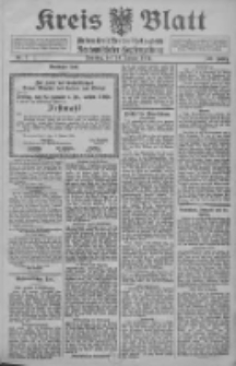 Kreis Blatt f&uuml;r den Kreis Neutomischeler zugleich Hopfenzeitung 1911.01.24 Jg.30 Nr7
