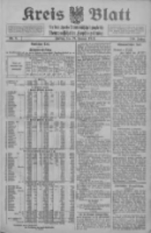 Kreis Blatt f&uuml;r den Kreis Neutomischeler zugleich Hopfenzeitung 1911.01.27 Jg.30 Nr8