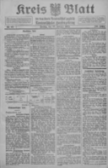 Kreis Blatt f&uuml;r den Kreis Neutomischeler zugleich Hopfenzeitung 1911.02.10 Jg.30 Nr12