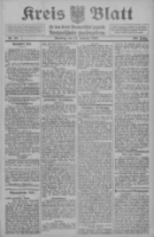 Kreis Blatt f&uuml;r den Kreis Neutomischeler zugleich Hopfenzeitung 1911.02.14 Jg.30 Nr13