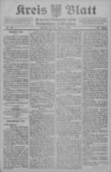 Kreis Blatt f&uuml;r den Kreis Neutomischeler zugleich Hopfenzeitung 1911.02.24 Jg.30 Nr16
