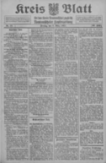 Kreis Blatt f&uuml;r den Kreis Neutomischeler zugleich Hopfenzeitung 1911.03.03 Jg.30 Nr18