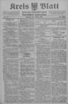 Kreis Blatt f&uuml;r den Kreis Neutomischeler zugleich Hopfenzeitung 1911.03.07 Jg.30 Nr19