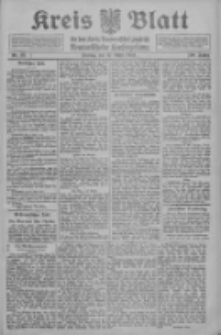 Kreis Blatt f&uuml;r den Kreis Neutomischeler zugleich Hopfenzeitung 1911.03.17 Jg.30 Nr22