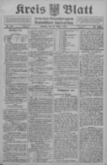 Kreis Blatt f&uuml;r den Kreis Neutomischeler zugleich Hopfenzeitung 1911.03.31 Jg.30 Nr26