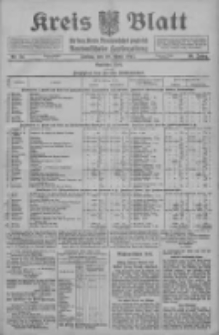 Kreis Blatt f&uuml;r den Kreis Neutomischeler zugleich Hopfenzeitung 1911.04.28 Jg.30 Nr34