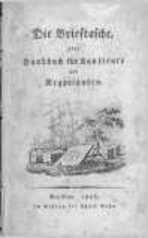 Die Brieftasche, oder Handbuch für Kaufleute und Nagocianten