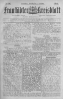 Fraust&auml;dter Kreisblatt. 1885.12.01 Nr96