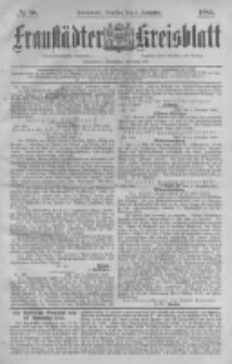 Fraust&auml;dter Kreisblatt. 1885.12.08 Nr98