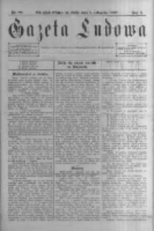 Gazeta Ludowa. 1898.11.09 R.3 nr88