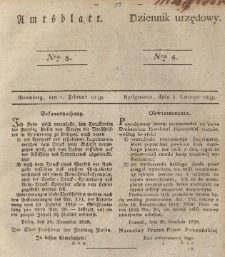 Amtsblatt der Königlichen Preussischen Regierung zu Bromberg. 1839.02.01 No.5