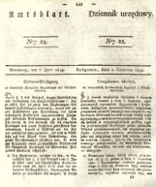 Amtsblatt der Königlichen Preussischen Regierung zu Bromberg. 1839.06.07 No.23