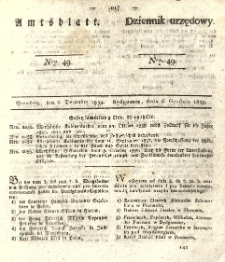 Amtsblatt der Königlichen Preussischen Regierung zu Bromberg. 1839.12.06 No.49