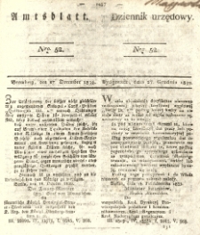 Amtsblatt der Königlichen Preussischen Regierung zu Bromberg. 1839.12.27 No.52