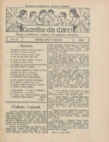 Gazetka dla Dzieci: pismo poświęcone również dorastającej młodzieży: bezpłatny dodatek do "Gazety Polskiej" 1924.06.12 Nr21