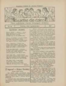 Gazetka dla Dzieci: pismo poświęcone również dorastającej młodzieży: bezpłatny dodatek do "Gazety Polskiej" 1925.10.08 Nr41