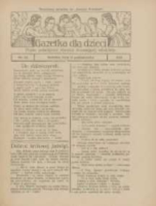 Gazetka dla Dzieci: pismo poświęcone również dorastającej młodzieży: bezpłatny dodatek do "Gazety Polskiej" 1925.10.15 Nr42